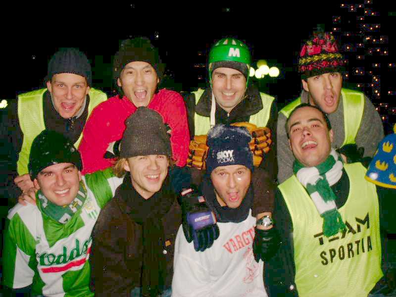 Hockey i december 2002 (Medborgarplatsen)